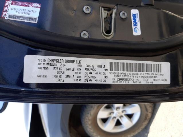 Photo 10 from auction – 2014 RAM 1500 ST with VIN 1C6RR6FG8ES287420