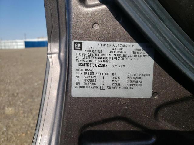 Photo 10 from auction – 2008 BUICK ENCLAVE CX with VIN 5GAER23758J227868