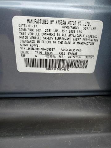 Photo 10 from auction – 2017 INFINITI QX50 with VIN JN1BJ0RR7HM408557