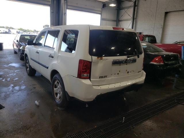 Photo 3 from auction – 2011 HONDA PILOT LX with VIN 5FNYF4H25BB058513
