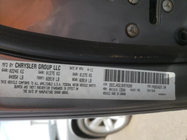 Photo 10 from auction – 2011 DODGE CHALLENGER with VIN 2B3CJ4DG1BH570209
