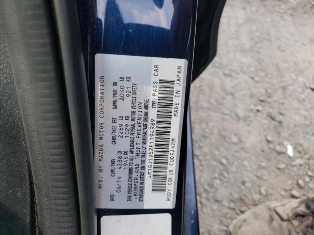 Photo 10 from auction – 2015 MAZDA 6 TOURING with VIN JM1GJ1V52F1194989