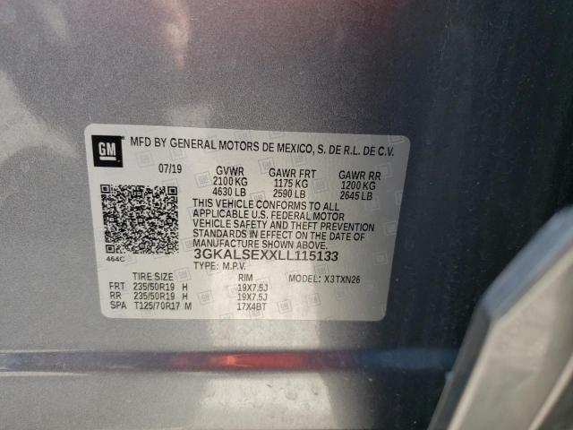 Photo 10 from auction – 2020 GMC TERRAIN DE with VIN 3GKALSEXXLL115133