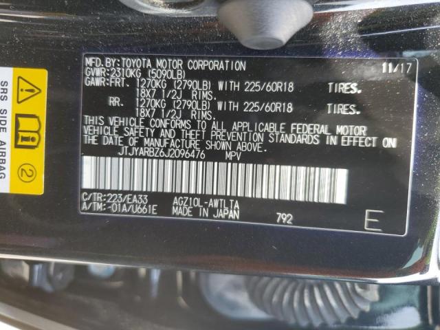 Photo 10 from auction – 2018 LEXUS NX 300 BAS with VIN JTJYARBZ6J2096476