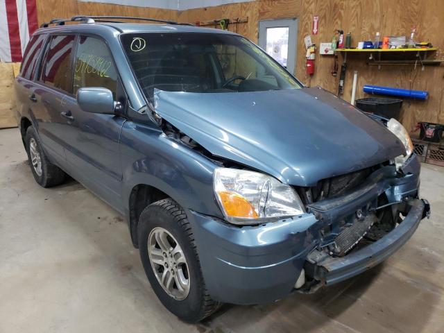 Photo 1 from auction – 2005 HONDA PILOT EXL with VIN 2HKYF18605H506387