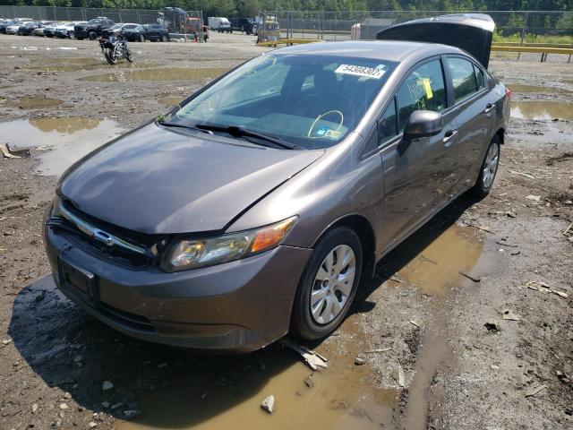 Photo 2 from auction – 2012 HONDA CIVIC LX with VIN 19XFB2F57CE069007