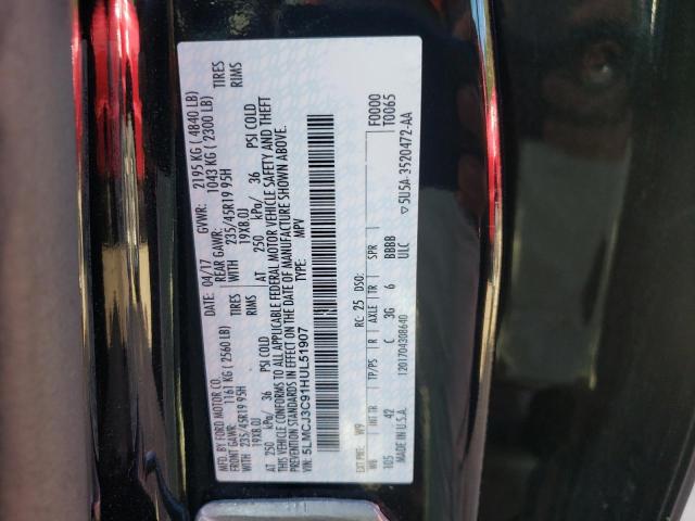 Photo 10 from auction – 2017 LINCOLN MKC RESERV with VIN 5LMCJ3C91HUL51907