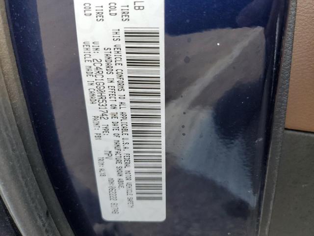 Photo 10 from auction – 2017 CHRYSLER PACIFICA L with VIN 2C4RC1GG0HR531742