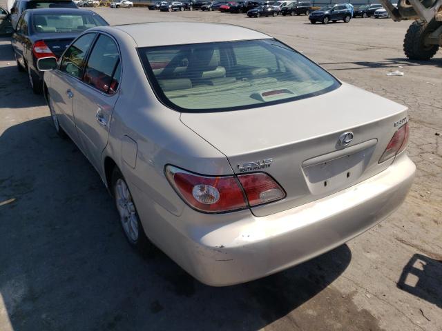 Photo 3 from auction – 2002 LEXUS ES 300 with VIN JTHBF30G320078103