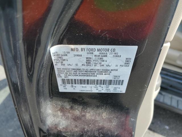 Photo 10 from auction – 2010 FORD ESCAPE HYB with VIN 1FMCU5K35AKB54324