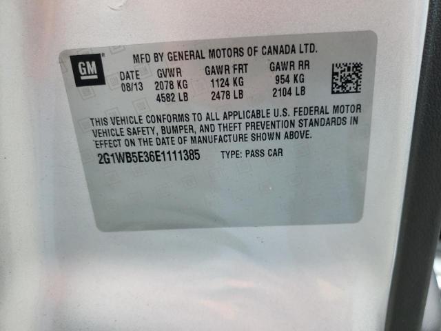 Photo 10 from auction – 2014 CHEVROLET IMPALA LIM with VIN 2G1WB5E36E1111385