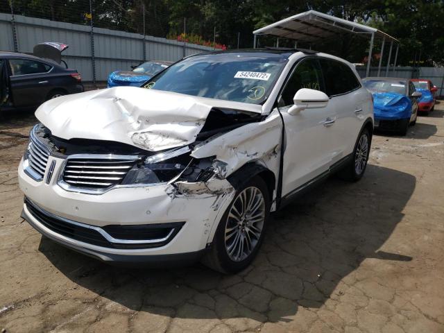 Photo 2 from auction – 2016 LINCOLN MKX RESERV with VIN 2LMTJ6LR9GBL27531