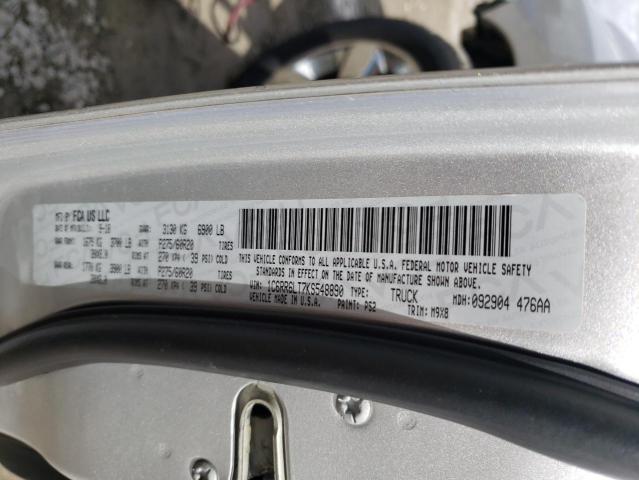 Photo 10 from auction – 2019 RAM 1500 CLASS with VIN 1C6RR6LT7KS548890