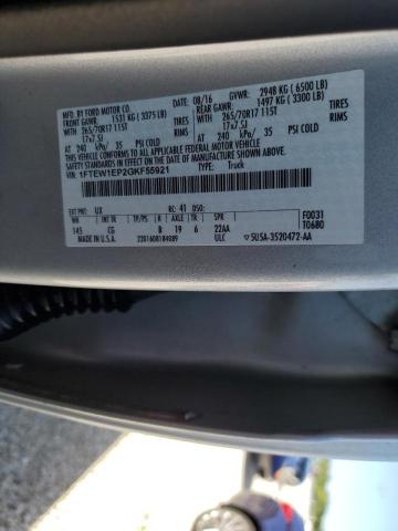 Photo 10 from auction – 2016 FORD F150 SUPER with VIN 1FTEW1EP2GKF55921