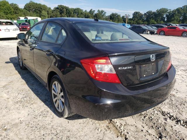 Photo 3 from auction – 2012 HONDA CIVIC EXL with VIN 2HGFB2F99CH505154