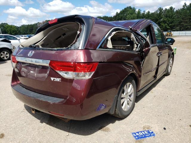 Photo 4 from auction – 2015 HONDA ODYSSEY EX with VIN 5FNRL5H62FB064104