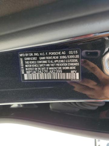 Photo 10 from auction – 2015 PORSCHE CAYENNE TU with VIN WP1AC2A27FLA82399
