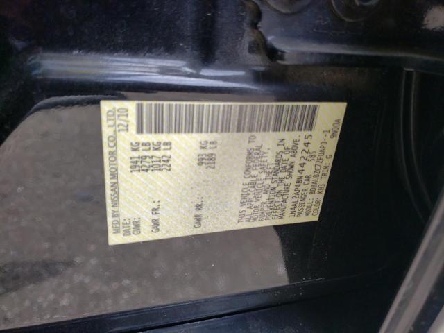 Photo 10 from auction – 2011 NISSAN ALTIMA BAS with VIN 1N4AL2AP4BN442245