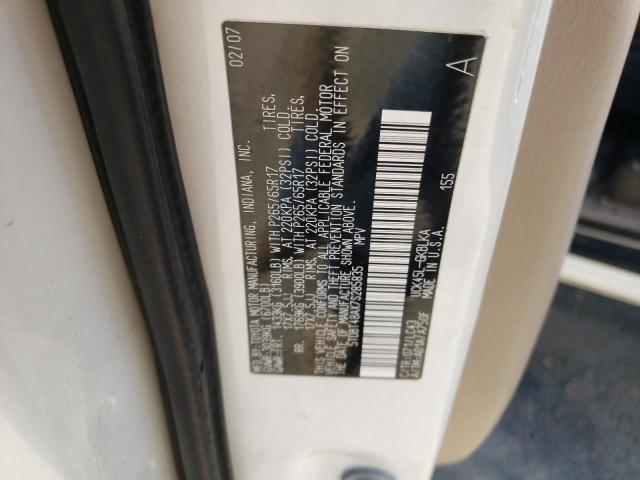 Photo 10 from auction – 2007 TOYOTA SEQUOIA LI with VIN 5TDBT48AX7S285835