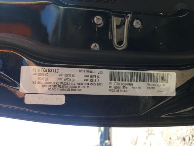 Photo 10 from auction – 2015 DODGE DART SE with VIN 1C3CDFAA5FD404848