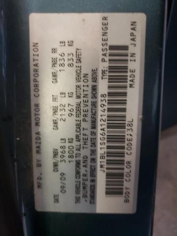 Photo 10 from auction – 2010 MAZDA 3 I with VIN JM1BL1SG6A1214938