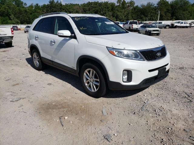 KIA SORENTO LX 2014 with VIN 5XYKTCA61EG464615 - Photo from auction