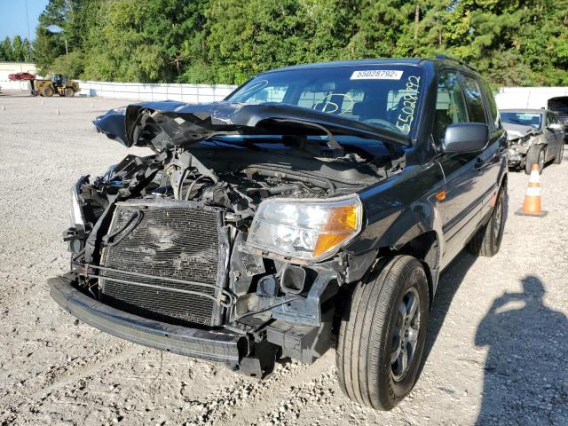 Photo 2 from auction – 2006 HONDA PILOT EX with VIN 2HKYF18486H531635