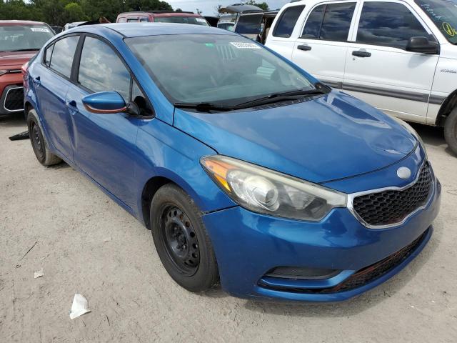 KIA FORTE LX 2014 with VIN KNAFK4A69E5062180 - Photo from auction