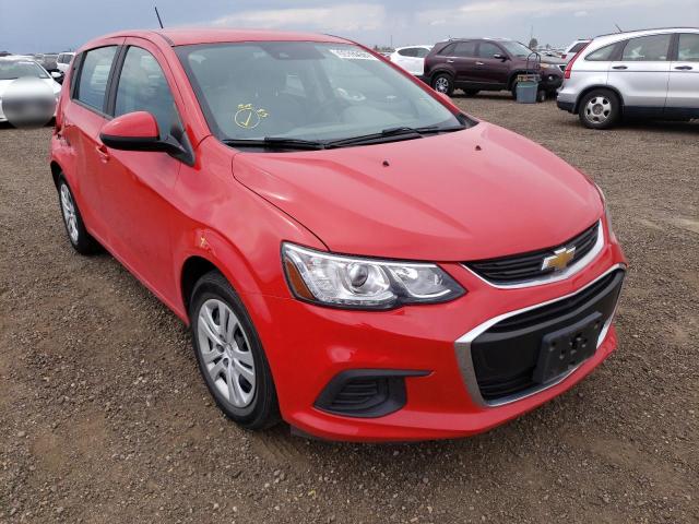 CHEVROLET SONIC 2020 with VIN 1G1JG6SB5L4115216 - Photo from auction