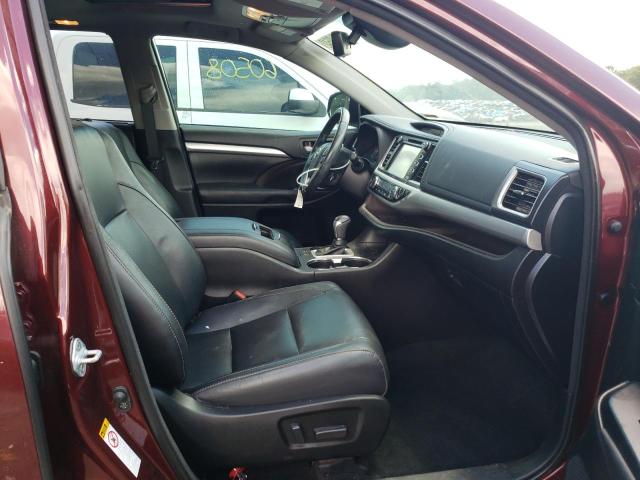 Photo 5 from auction – 2018 TOYOTA HIGHLANDER with VIN 5TDKZRFH3JS284674