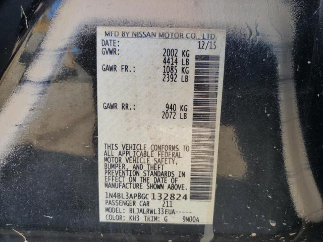 Photo 10 from auction – 2016 NISSAN ALTIMA 3.5 with VIN 1N4BL3AP8GC132824