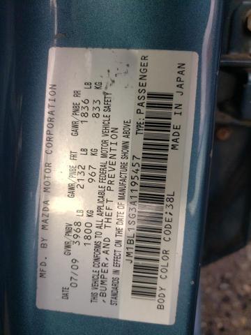 Photo 10 from auction – 2010 MAZDA 3 I with VIN JM1BL1SG3A1195457