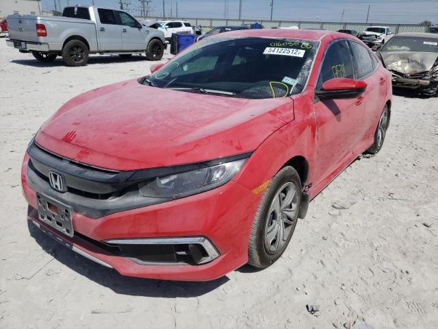Photo 2 from auction – 2020 HONDA CIVIC LX with VIN 2HGFC2F65LH537201