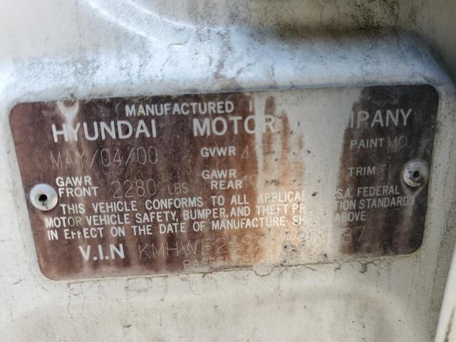 Photo 10 from auction – 2001 HYUNDAI SONATA with VIN KMHWF25SXYA301987