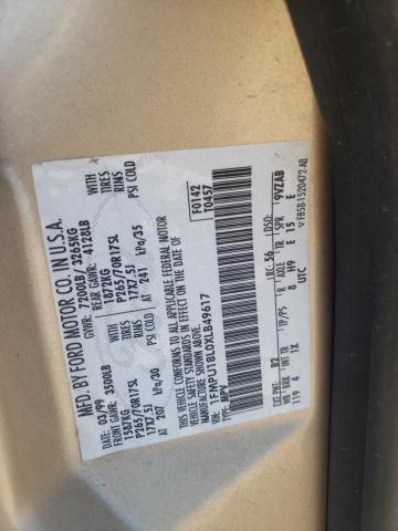Photo 10 from auction – 1999 FORD EXPEDITION with VIN 1FMPU18L0XLB49617