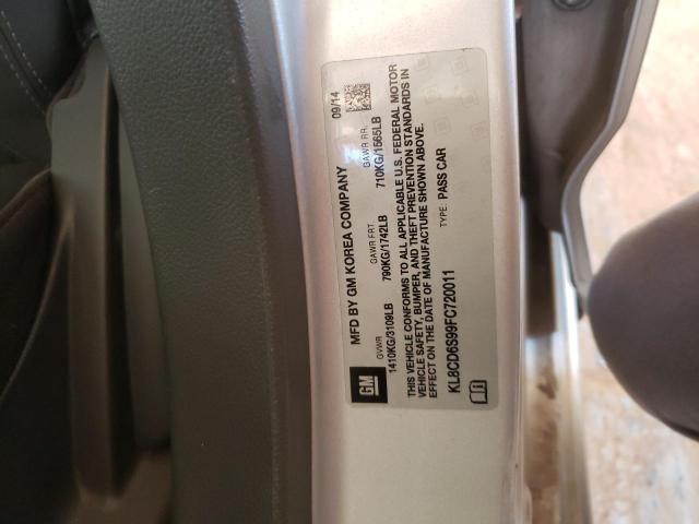 Photo 10 from auction – 2015 CHEVROLET SPARK 1LT with VIN KL8CD6S99FC720011