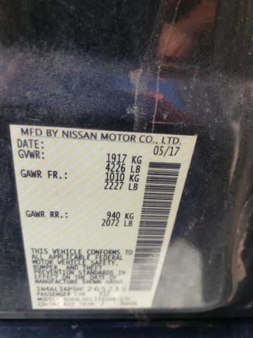 Photo 10 from auction – 2017 NISSAN ALTIMA 2.5 with VIN 1N4AL3AP5HC265215