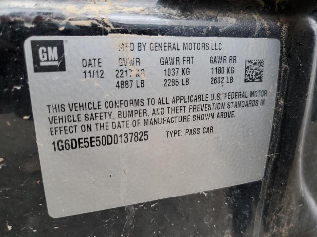 Photo 10 from auction – 2013 CADILLAC CTS LUXURY with VIN 1G6DE5E50D0137825