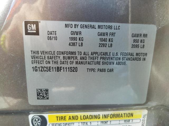 Photo 10 from auction – 2011 CHEVROLET MALIBU 1LT with VIN 1G1ZC5E11BF111520