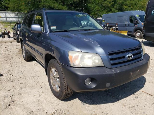 TOYOTA HIGHLANDER 2005 مع رقم تعريف المركبة JTEEP21A650110624 - صورة من المزاد