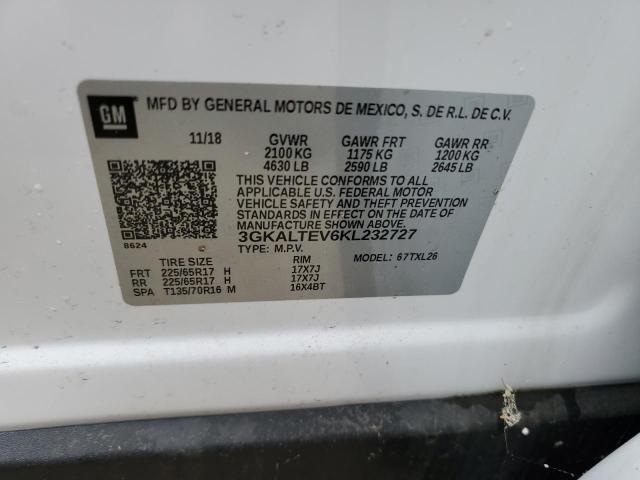 Photo 10 from auction – 2019 GMC TERRAIN SL with VIN 3GKALTEV6KL232727