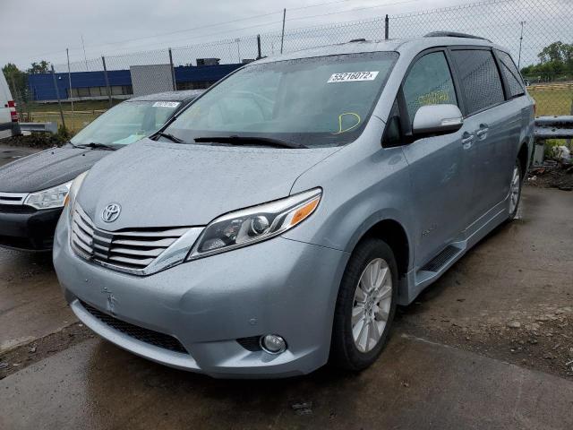 Photo 2 from auction – 2015 TOYOTA SIENNA XLE with VIN 5TDYK3DC4FS570334