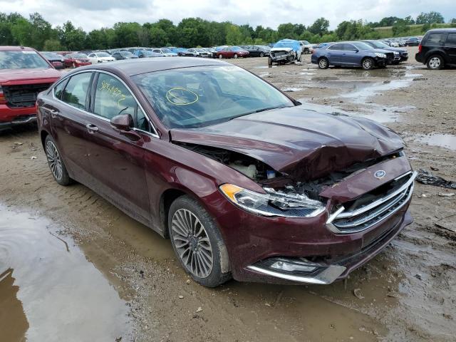 FORD FUSION SE 2017 with VIN 3FA6P0T93HR322830 - Photo from auction