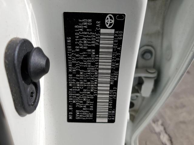 Photo 10 from auction – 2021 TOYOTA COROLLA LE with VIN 5YFEPMAE6MP244184