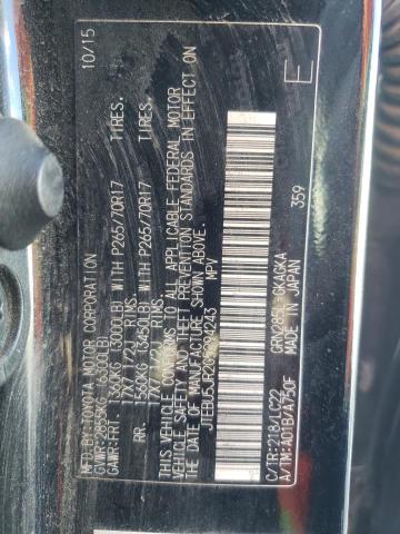 Foto 10 de la subasta – 2016 TOYOTA 4RUNNER SR con VIN JTEBU5JR2G5294243