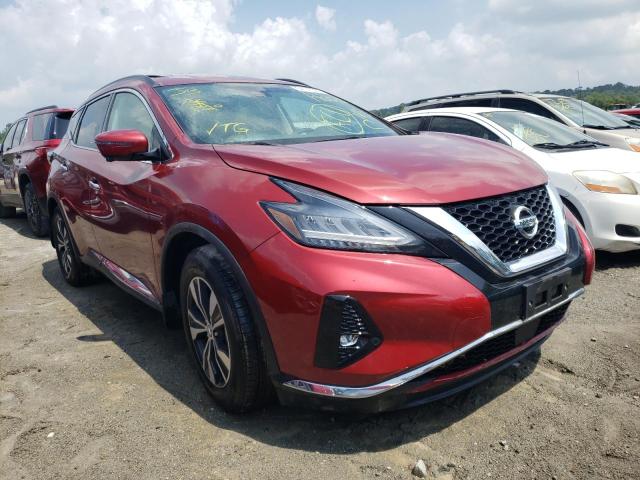 NISSAN MURANO SV 2020 with VIN 5N1AZ2BS8LN160635 - Photo from auction