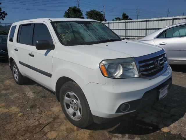 HONDA PILOT LX 2015 with VIN 5FNYF4H26FB023100 - Photo from auction