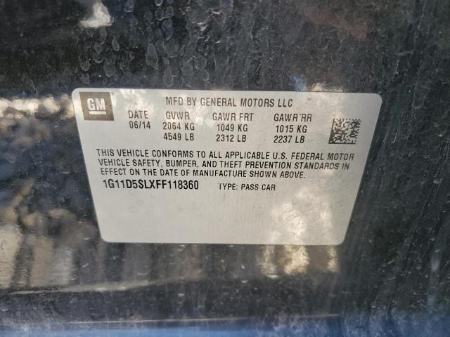 Photo 10 from auction – 2015 CHEVROLET MALIBU 2LT with VIN 1G11D5SLXFF118360