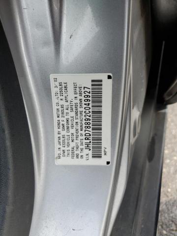 Photo 10 from auction – 2002 HONDA CR-V EX with VIN JHLRD78892C049927