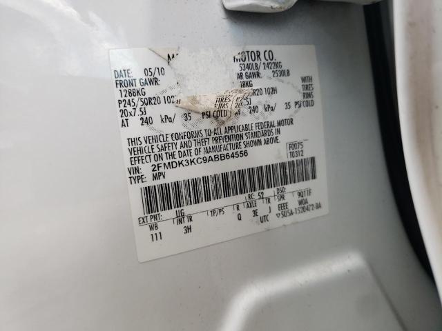 Photo 10 from auction – 2010 FORD EDGE LIMIT with VIN 2FMDK3KC9ABB64556